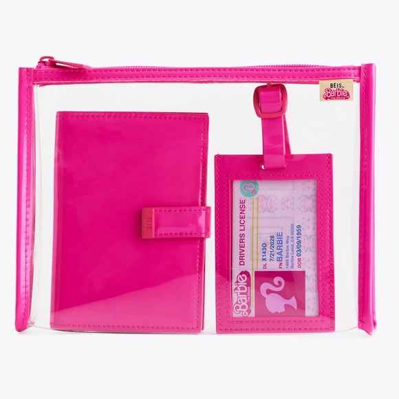 BEIS x BARBIE The Passport & Luggage Tag Set
IN BARBIE™ PINK - Picture 5 of 16